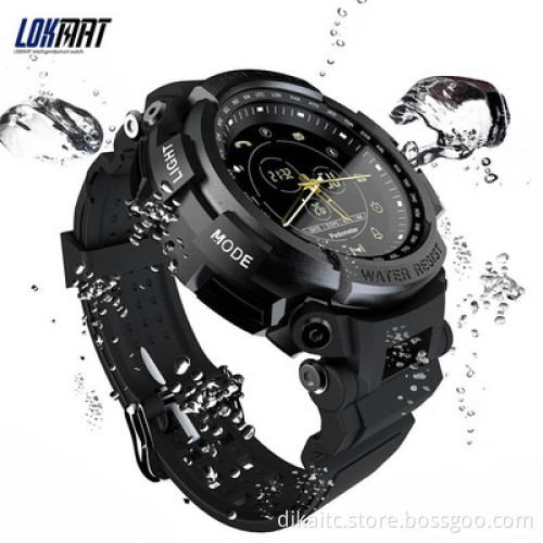 LOKMAT MK28 Sports Smart Watch Bracelet Information Push IP68 Waterproof Smartwatch Men Clock Watches For Ios and Android Call